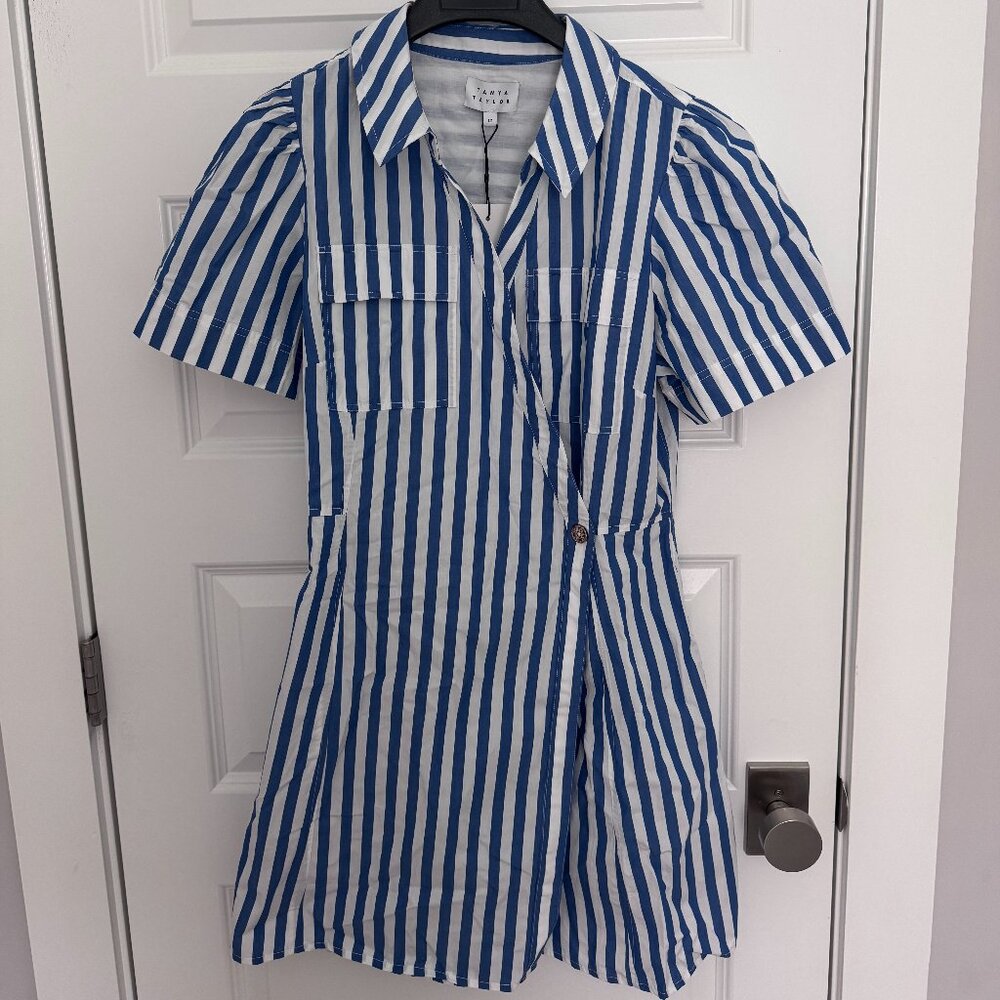 NWT Tanya Taylor Striped Cooper Dress | US 12